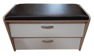 ML Meble PIK07N Shoe Cabinet White/Black