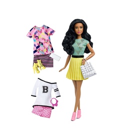 Barbie™ Fashionistas nukk ja riid DTD96
