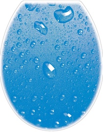 Karo-Plast Toilet Seat UNI Rain Drops