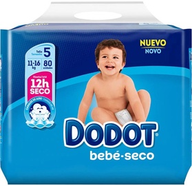 Dodot Baby Dry Diapers T5 80pcs
