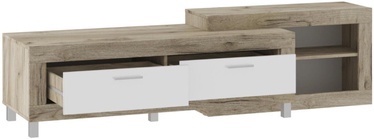 TV galds Tuckano Ultra Oak/White, 1950x523x520 mm
