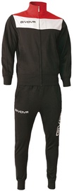 Sporta kostīms Givova Campo Tracksuit Black/Red 3XS