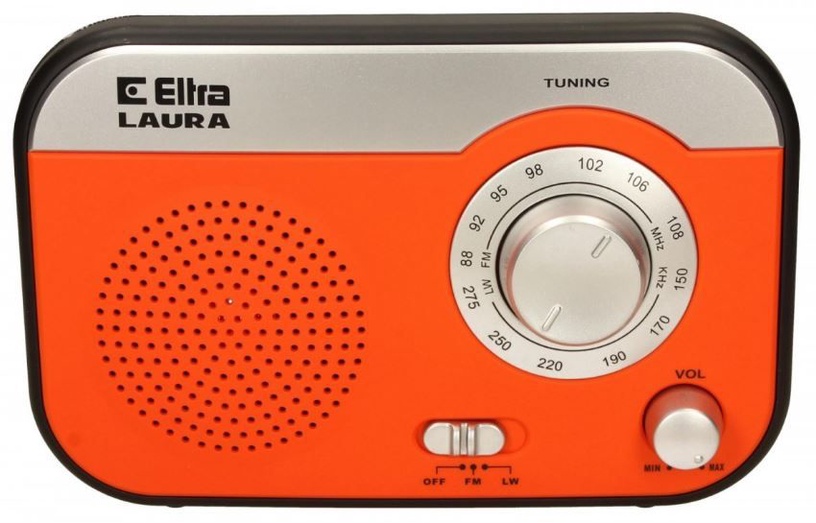 Nešiojamas radijo imtuvas Eltra, oranžinė