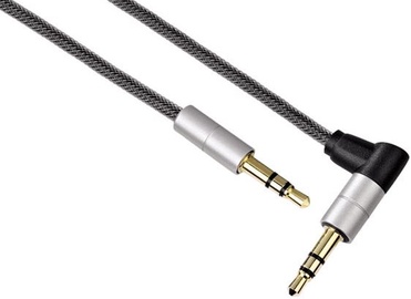 Hama AluLine Connecting Cable 3.5mm 90 Degree 0.75m Black