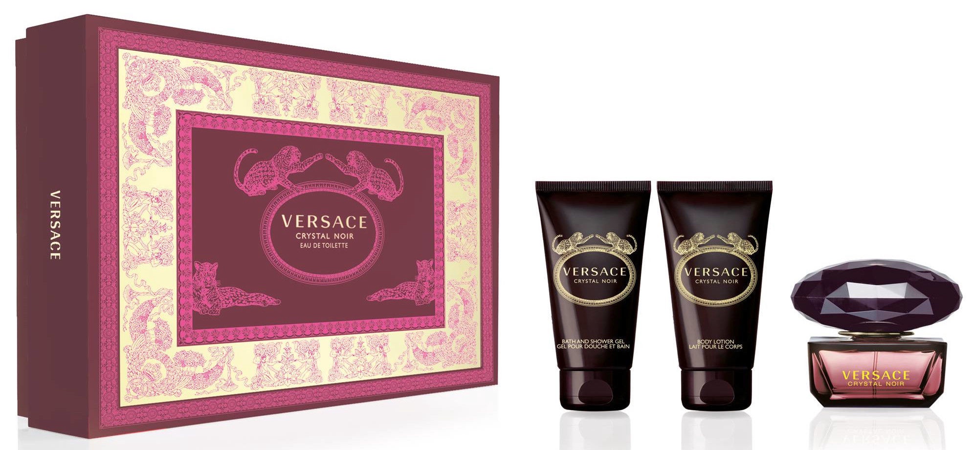 versace crystal noir shower gel