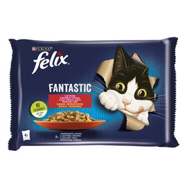 Влажный корм для кошек Felix, 0.34 кг