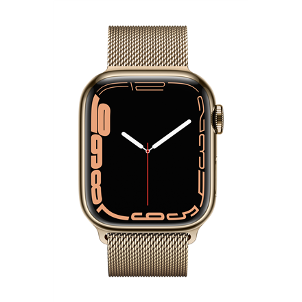 Nutikell Apple Watch Series 7 GPS + LTE 41mm Stainless Steel, kuldne