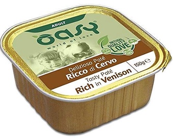 Oasy Wet Dog Pate Adult Rich in Deer 150g