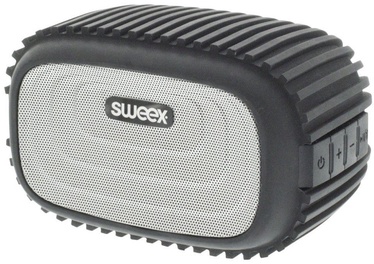 Belaidė kolonėlė Sweex SWBTSP200BL Bluetooth Speaker Black Silver