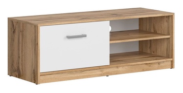 TV staliukas Black Red White Matos, rudas/baltas/ąžuolo, 1185x445x425 mm