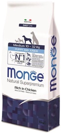 Sausā suņu barība Monge Daily Line Medium Puppy and Junior Rich in Chicken, 12 kg