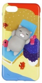 Mocco 4D Cat Back Case For Huawei Mate 10 Lite Grey Cat