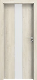 Полотно межкомнатной двери Portafocus 2, левосторонняя, дубовый, 203 см x 74.4 см x 4 см