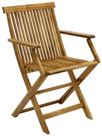 Садовый стул Home4you Finlay, коричневый, 54 см x 57 см x 86 см