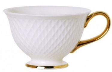 Quality Ceramic E Clat Gold Cup 20cl