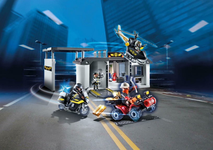 Konstruktors Playmobil City Action City Action Take Along Tactical Unit Headquarters 70338, plastmasa