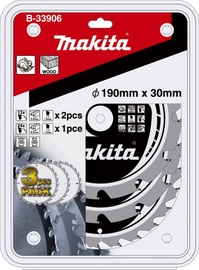 Makita B-33906 Circular Saw Blade 190x30mm 3pcs
