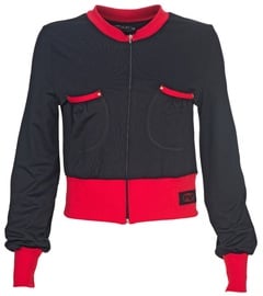 Kampsun Bars, must/punane, XL