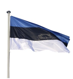 Riigilipp Eesti, 212 cm x 135 cm, sinine/valge/must