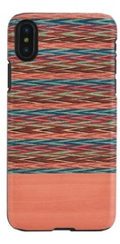 Man&Wood Browny Check Back Case For Apple iPhone X/XS Black/Brown