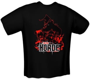 T-krekls GamersWear For The Horde T-Shirt Black M