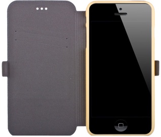 Telone Super Slim Shine Book Case Sony E6603 Xperia Z5 Gold