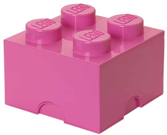 LEGO Storage Brick 4 Knobs Medium Bright Purple