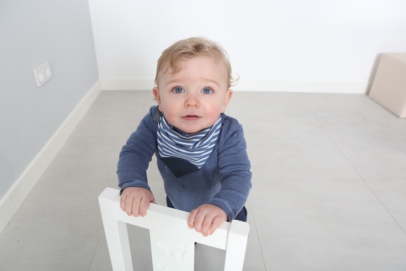 Lācīte ar graužamstūrīti Cheeky Chompers Preppy Stripes