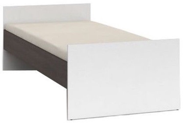 Black Red White Bed Nepo 90A White/Wenge