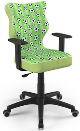 Детский стул Entelo Duo Size 5 ST29 Black/Green, 400x375x1000 мм