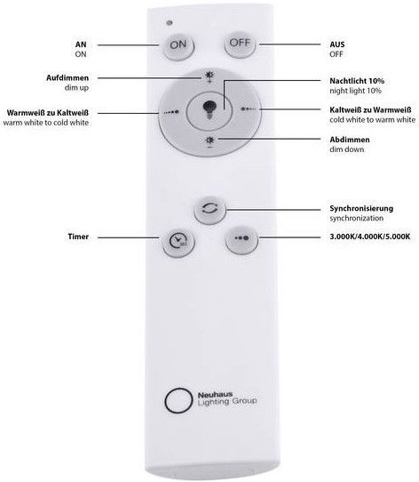 Šviestuvas lubų Leuchten Direkt Heidi 14467-21, 80 W