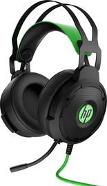 Игровые наушники HP Pavilion Gaming Headset 600, черный/зеленый
