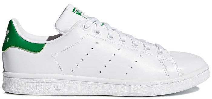 Кроссовки Adidas Stan Smith, белый/зеленый, 44.5