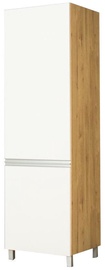 Bodzio Monia High Kitchen Cabinet 60 Left White/Brown