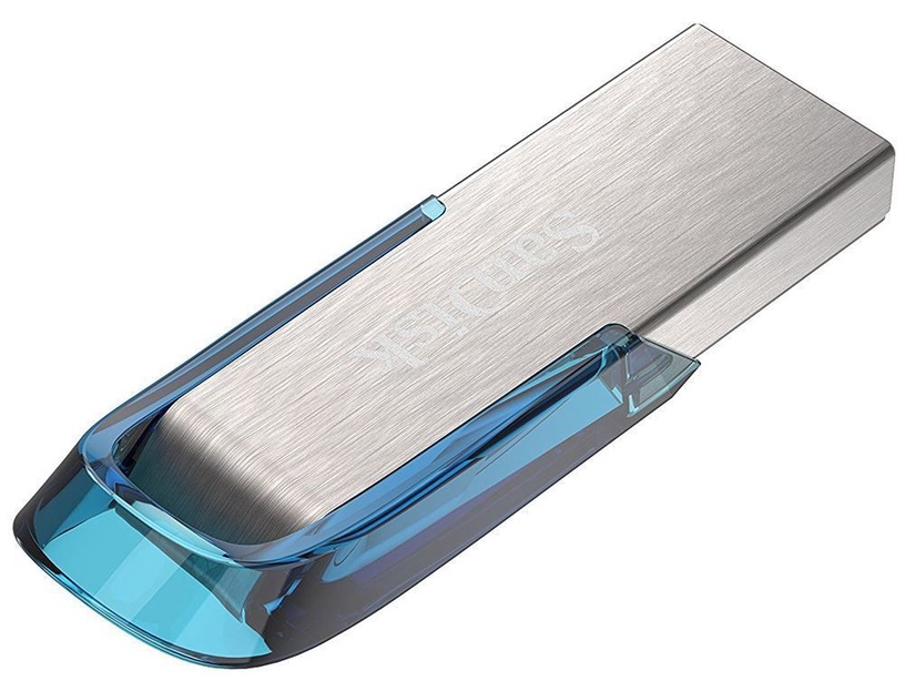 USB zibatmiņa SanDisk Ultra Flair, zila, 128 GB