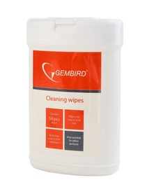 Servetėlės LCD ekranų valymui Gembird CK-WW50-01 Cleaning Wipes, 50 vnt
