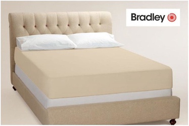 Voodilina Bradley 126217, beež, 180 x 200 cm, 200 cm x 180 cm, kummiga