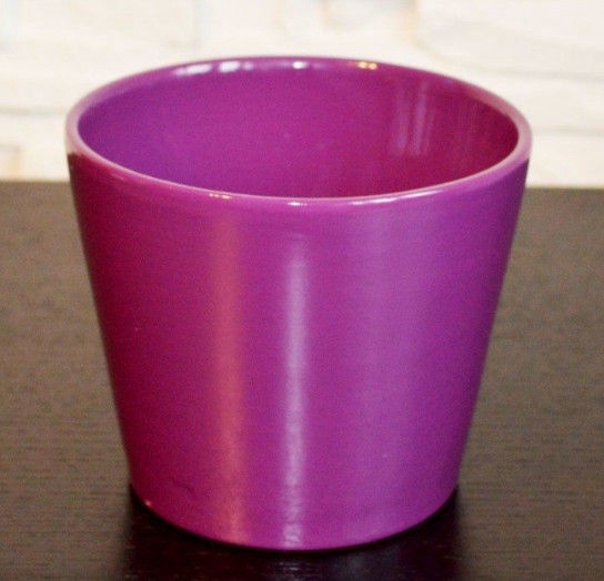 Цветочный горшок Polnix, керамика, Ø 12 см, фиолетовый