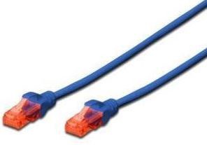 Digitus Premium CAT 6 UTP Patch Cable Blue 1m