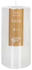 Home4you Candle Pure White D10xH20cm White