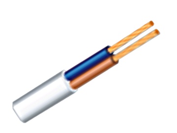 Кабель Lietkabelis H03VVH2-F, 2 x 0,5 mm², Eca, 300 В, 25 м, 2 x 0.5 мм²