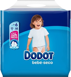 Dodot Baby Dry Diapers T6 66pcs