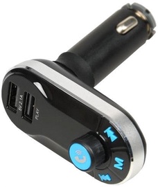 iBox FMT1 Car FM Transmitter + Bluetooth MP3 + Car Charger Black