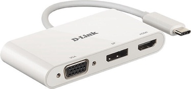 D-Link 3-in-1 USB-C To HDMI/VGA/DisplayPort
