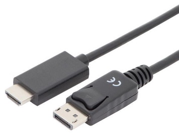 Juhe Assman Cable Displayport / HDMI Black 3m