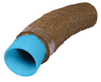 Дренажная труба Pipelife, с чехлом из кокосового волокна, 113/128 мм