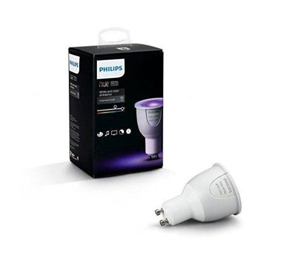 Lemputė Philips Hue White & Colour Ambience LED, MR16, balta, GU10, 6.5 W, 250 lm