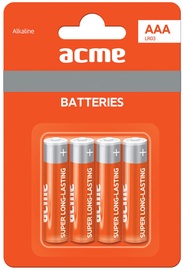 Acme LR03 Alkaline Batteries AAA 4pcs