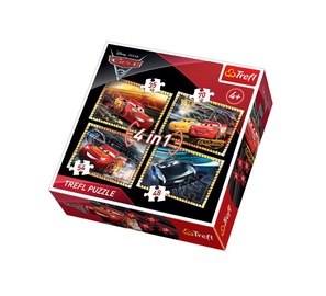 Пазл Trefl 4-in-1 Cars 3 Ready To Race 34276