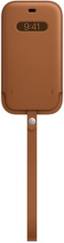 Чехол для телефона Apple Leather Sleeve with MagSafe, Apple iPhone 12 Pro, коричневый